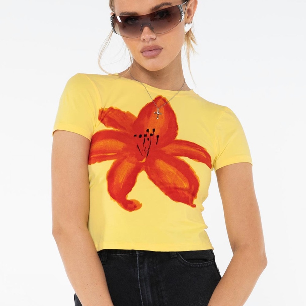 Princess Polly Summer Flower Lemonade Top
